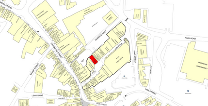 Cibi Walk, Abergavenny for lease Goad Map- Image 1 of 2