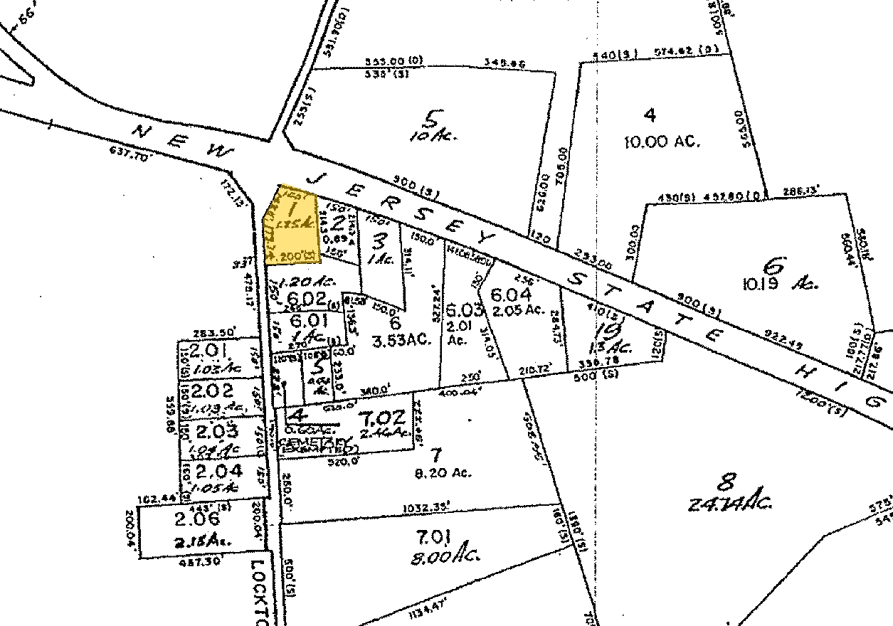 878 Route 12, Frenchtown, NJ for sale Plat Map- Image 1 of 1