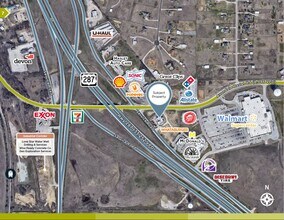 13172 Highway 287, Haslet, TX - AERIAL  map view