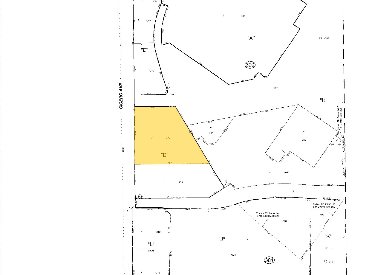 4707 Lincoln Mall Dr, Matteson, IL for sale Plat Map- Image 1 of 1