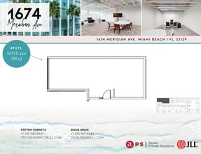 1674 Meridian Ave, Miami Beach, FL for lease Floor Plan- Image 1 of 1