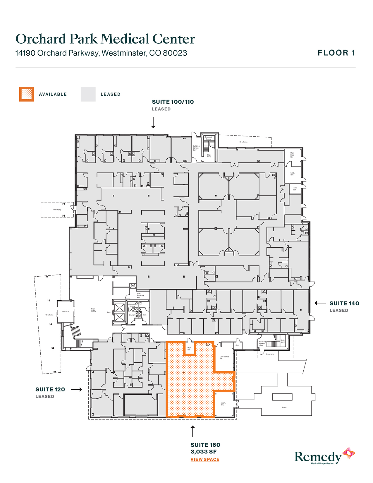 14190 Orchard Pky, Westminster, CO for lease Floor Plan- Image 1 of 1