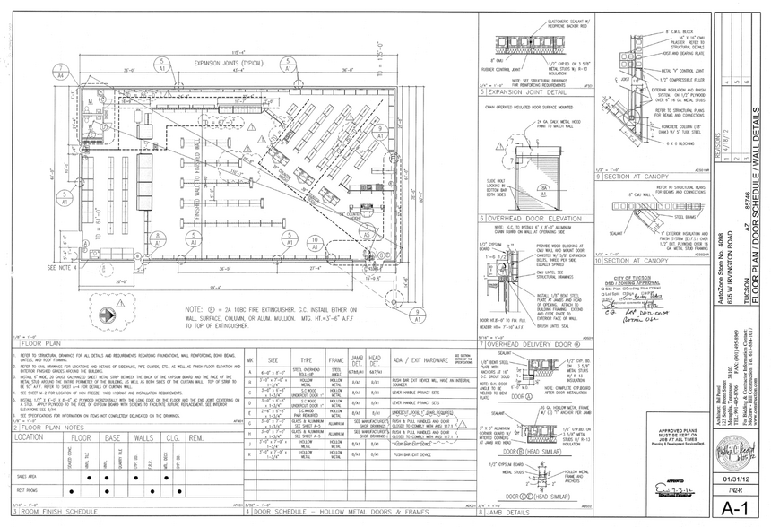 675 W Irvington Rd, Tucson, AZ for lease - Floor Plan - Image 2 of 4