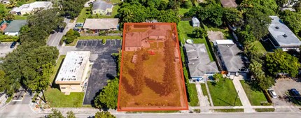 2543 Polk St, Hollywood, FL - aerial  map view