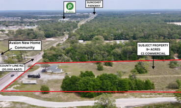 18824 County Line Rd, Spring Hill, FL - aerial  map view - Image1