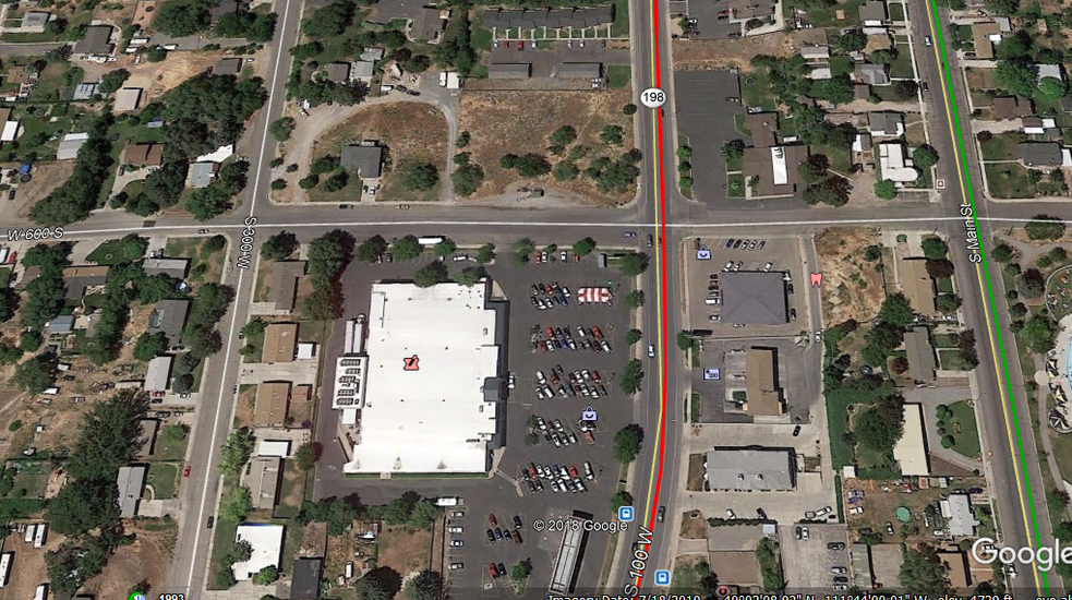 100 S 600 W, Payson, UT for lease - Aerial - Image 1 of 5