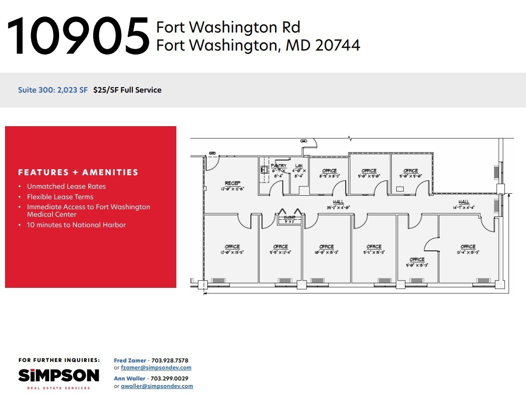 10905 Fort Washington Rd, Fort Washington, MD for lease Floor Plan- Image 1 of 1