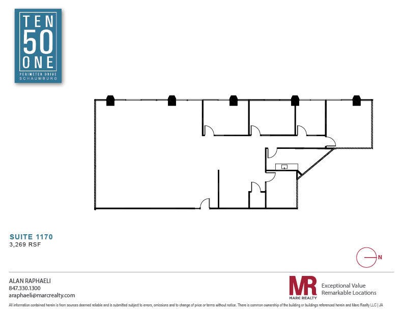 1051 Perimeter Dr, Schaumburg, IL for lease Floor Plan- Image 1 of 7