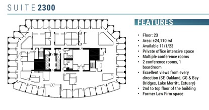 1111 Broadway, Oakland, CA for lease Floor Plan- Image 1 of 1