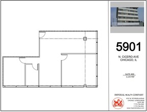 5901 N Cicero Ave, Chicago, IL for lease Floor Plan- Image 1 of 5