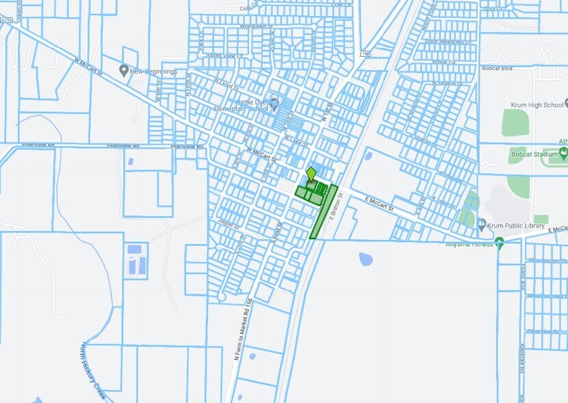 129 W McCart St, Krum, TX for sale - Plat Map - Image 3 of 3