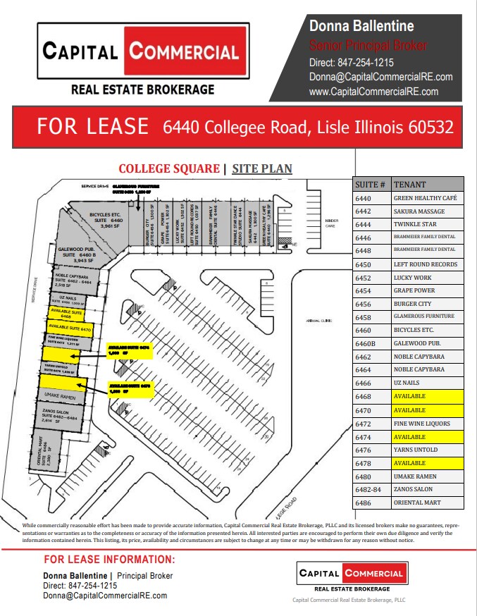 5600-5699 College Rd, Lisle, IL for lease Site Plan- Image 1 of 1
