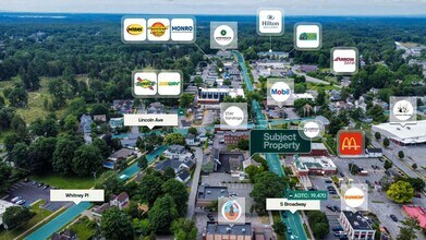 204 S Broadway, Saratoga Springs, NY - AERIAL map view