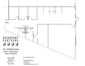 1001-1007 E Cooley Dr, Colton, CA for lease Floor Plan- Image 1 of 1