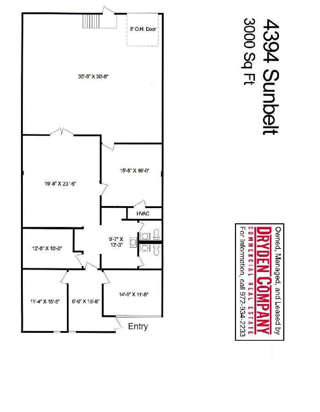 4384-4398 Sunbelt Dr, Addison, TX for lease Floor Plan- Image 1 of 1