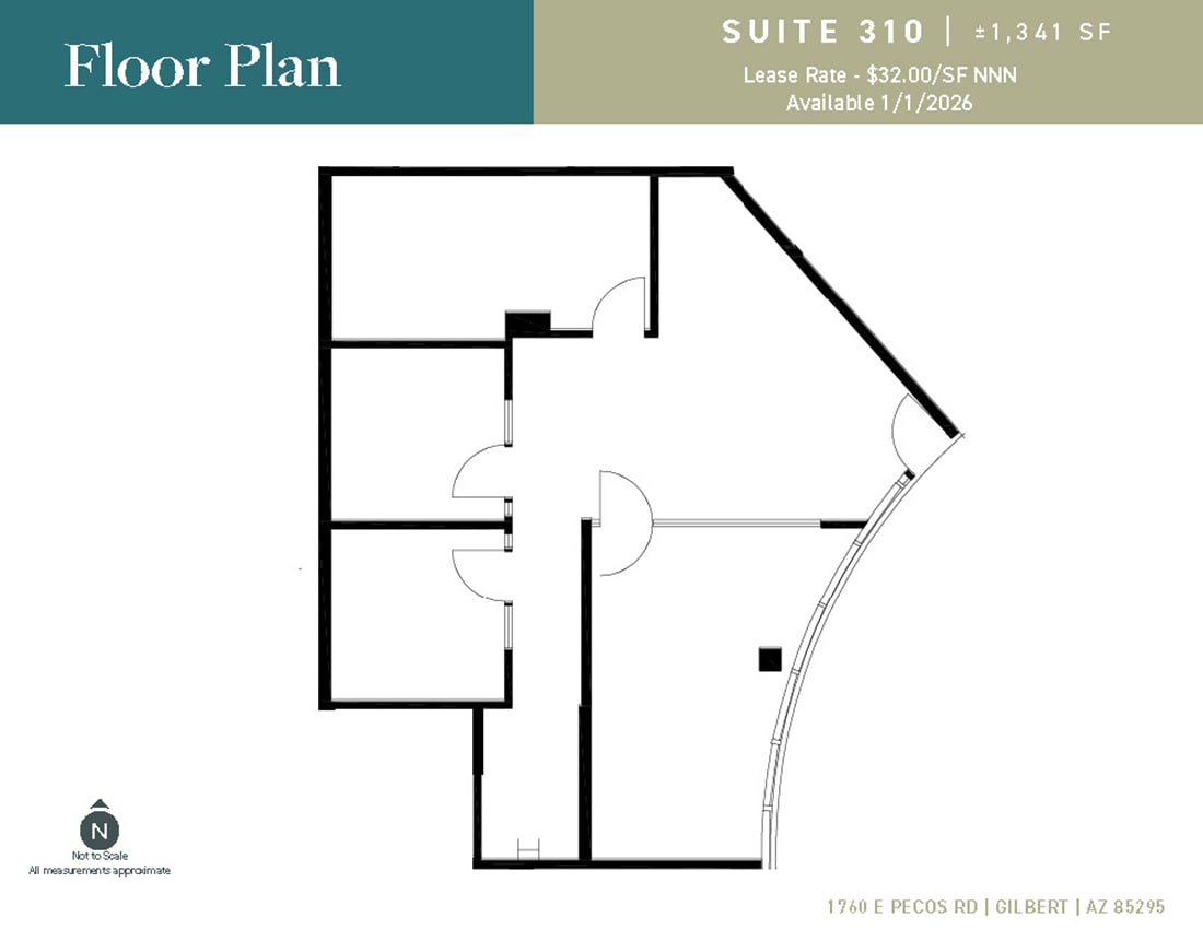 1760 E Pecos Rd, Gilbert, AZ for lease Floor Plan- Image 1 of 1