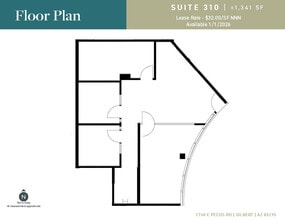 1760 E Pecos Rd, Gilbert, AZ for lease Floor Plan- Image 1 of 1
