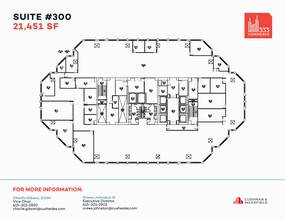 333 Commerce St, Nashville, TN for lease Floor Plan- Image 1 of 7