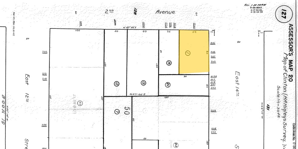 1244 2nd Ave, Oakland, CA for sale - Plat Map - Image 1 of 1