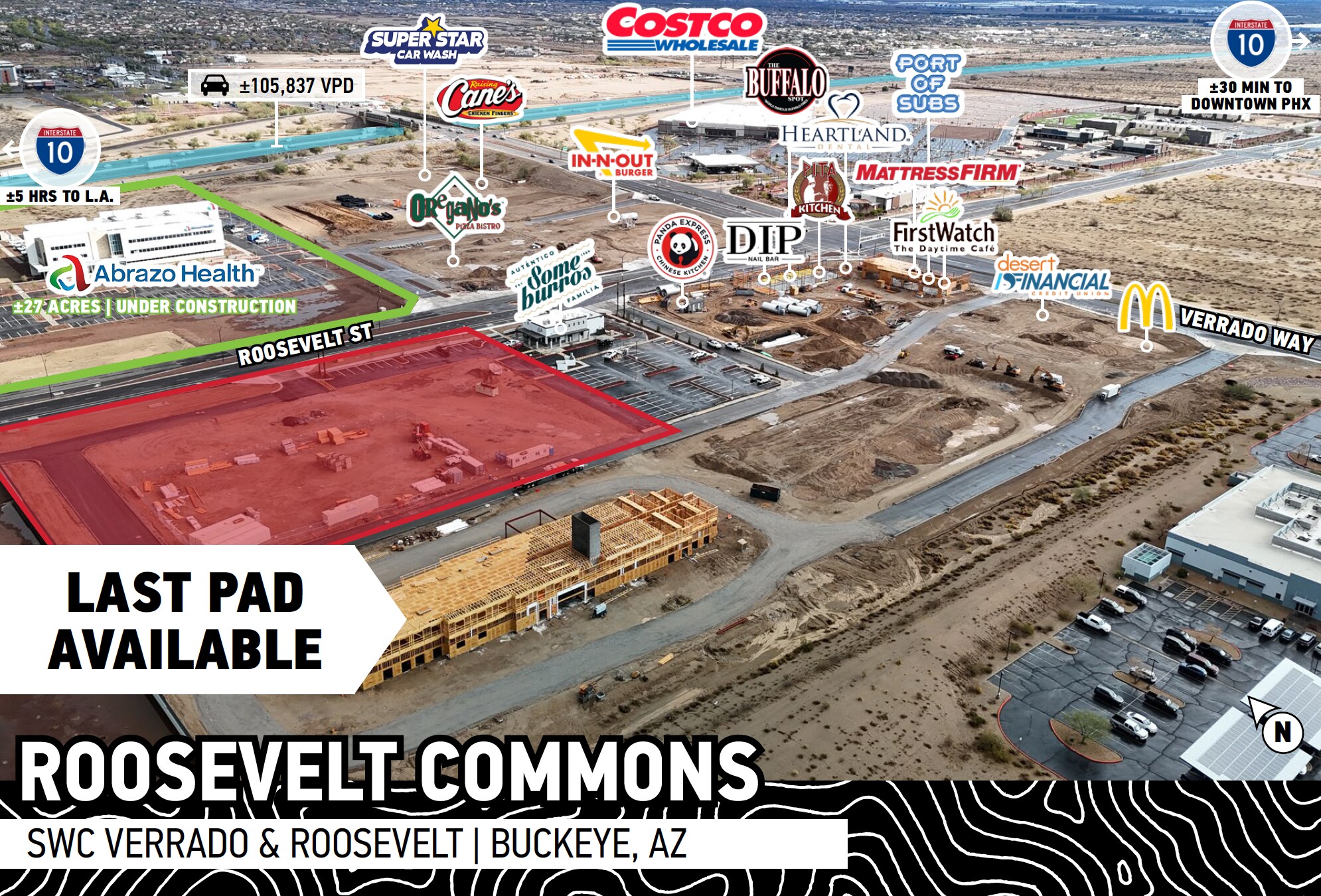 SWC Verrado Way & Roosevelt St, Buckeye, AZ for sale Building Photo- Image 1 of 1