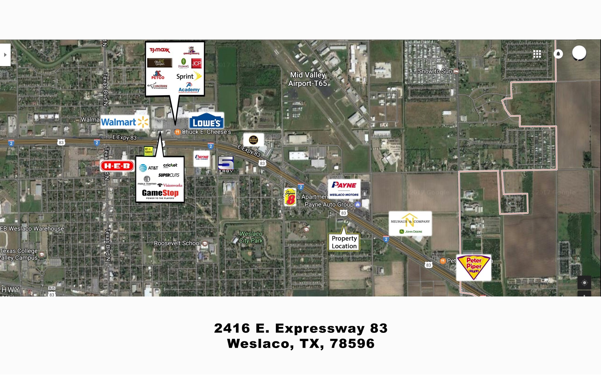 2416 E Expressway 83, Weslaco, TX for sale Building Photo- Image 1 of 1