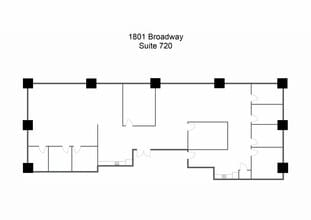 1801 Broadway, Denver, CO for lease Floor Plan- Image 1 of 1