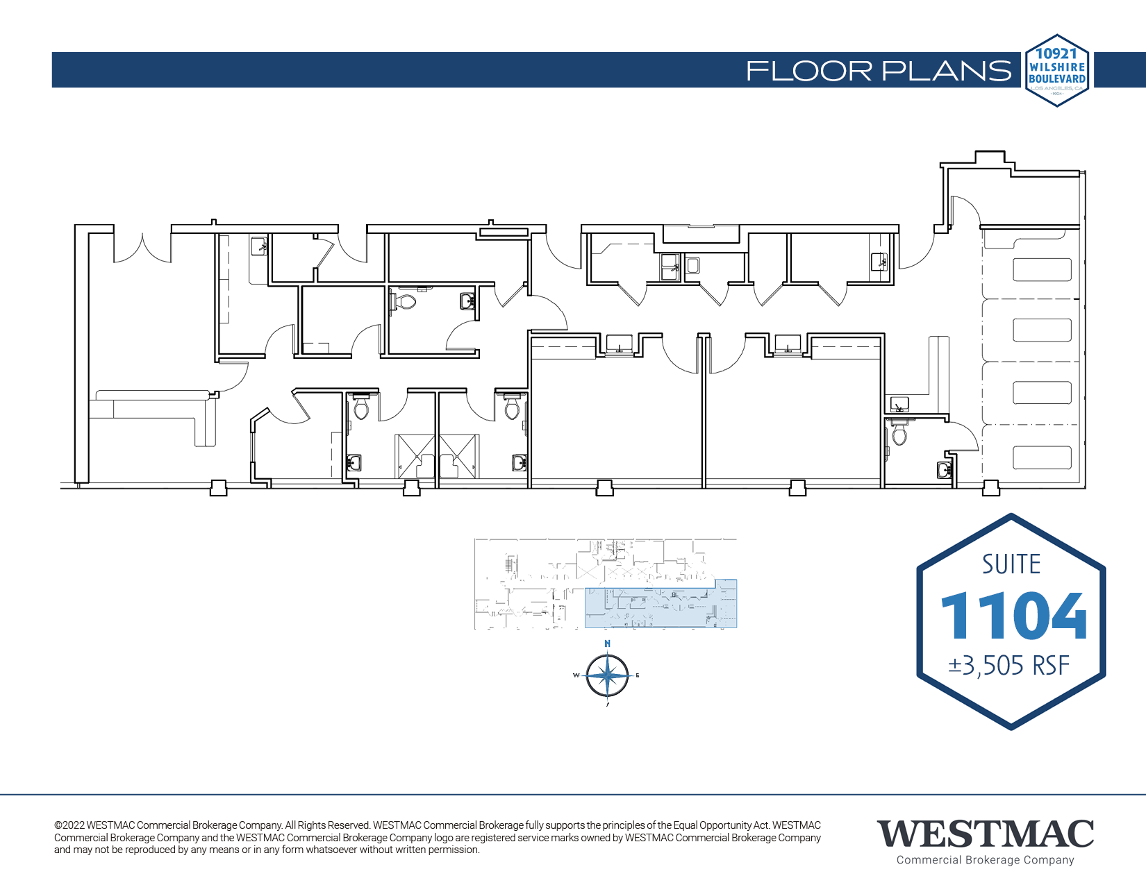 10921 Wilshire Blvd, Los Angeles, CA for lease Floor Plan- Image 1 of 1