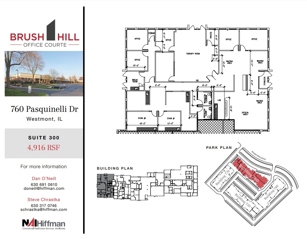 740 Pasquinelli Dr, Westmont, IL for lease Floor Plan- Image 1 of 1