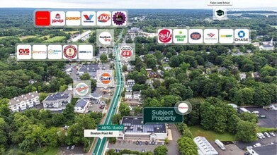 1116 Boston Post Rd, Guilford, CT - AERIAL  map view