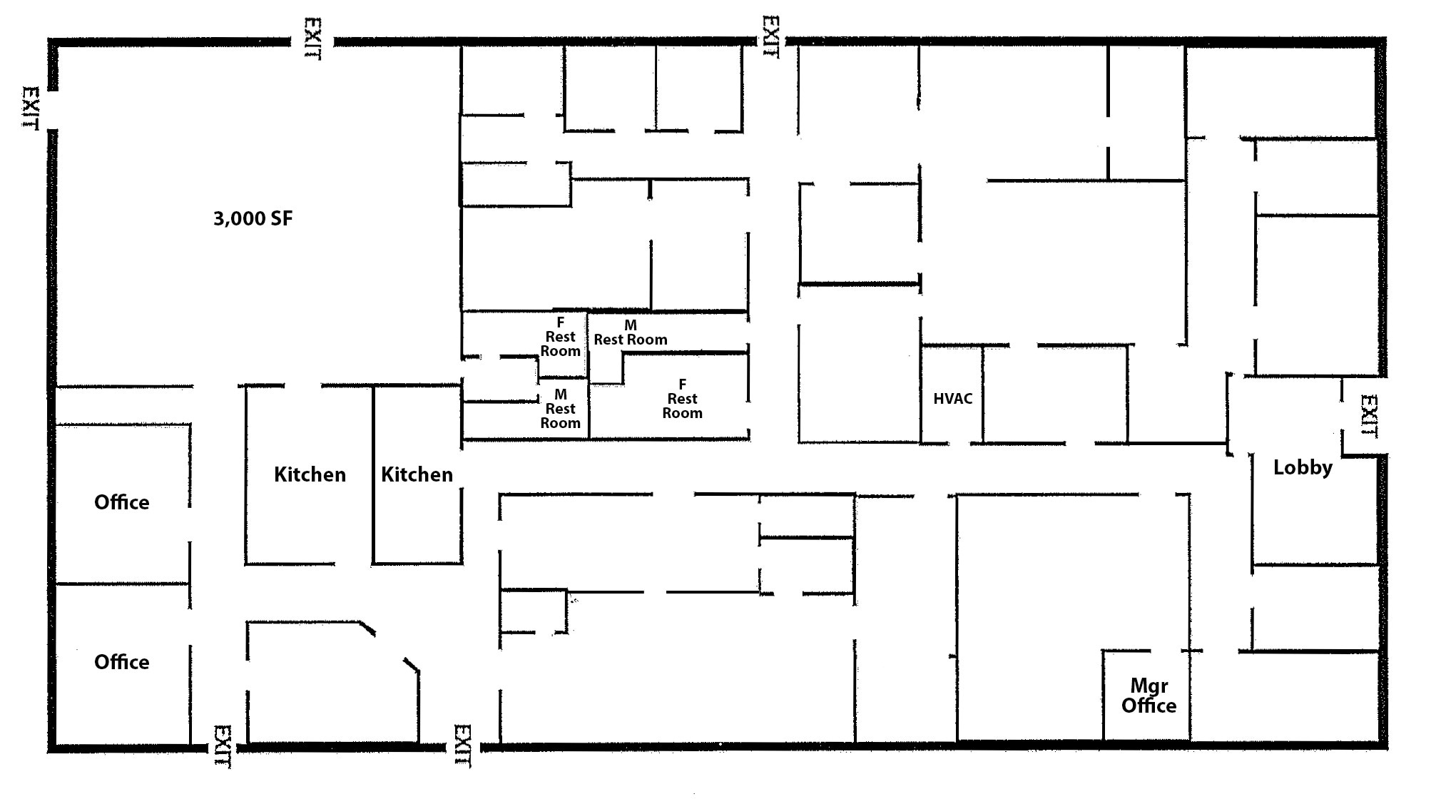 1667 Eisenhower Pky, Macon-Bibb, GA for lease Floor Plan- Image 1 of 1