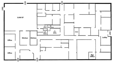 1667 Eisenhower Pky, Macon-Bibb, GA for lease Floor Plan- Image 1 of 1