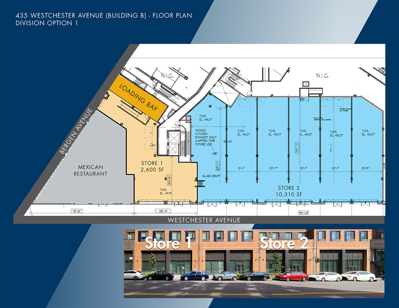 435 Westchester Ave, Bronx, NY for lease Floor Plan- Image 1 of 7