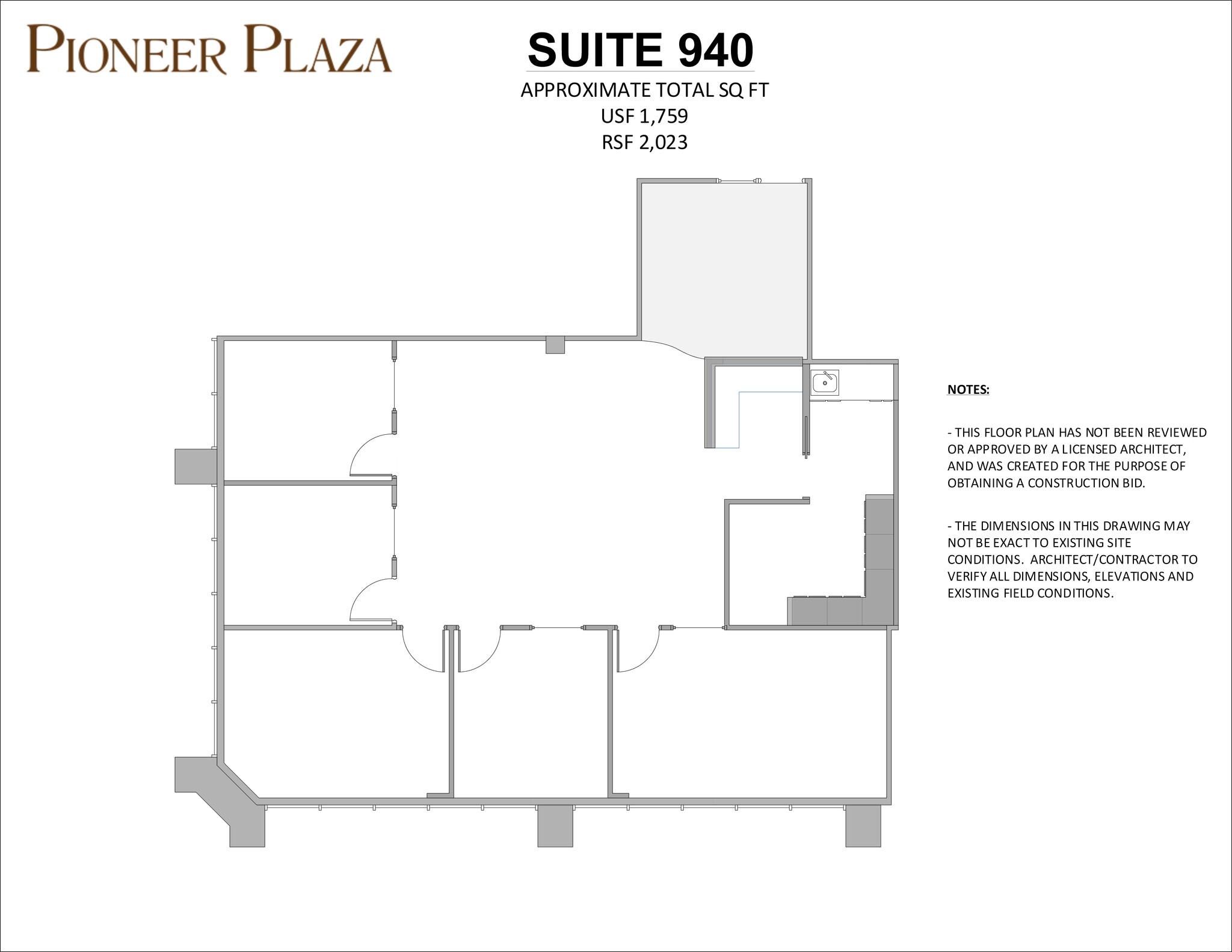 900 Fort Street Mall, Honolulu, HI for lease Site Plan- Image 1 of 1