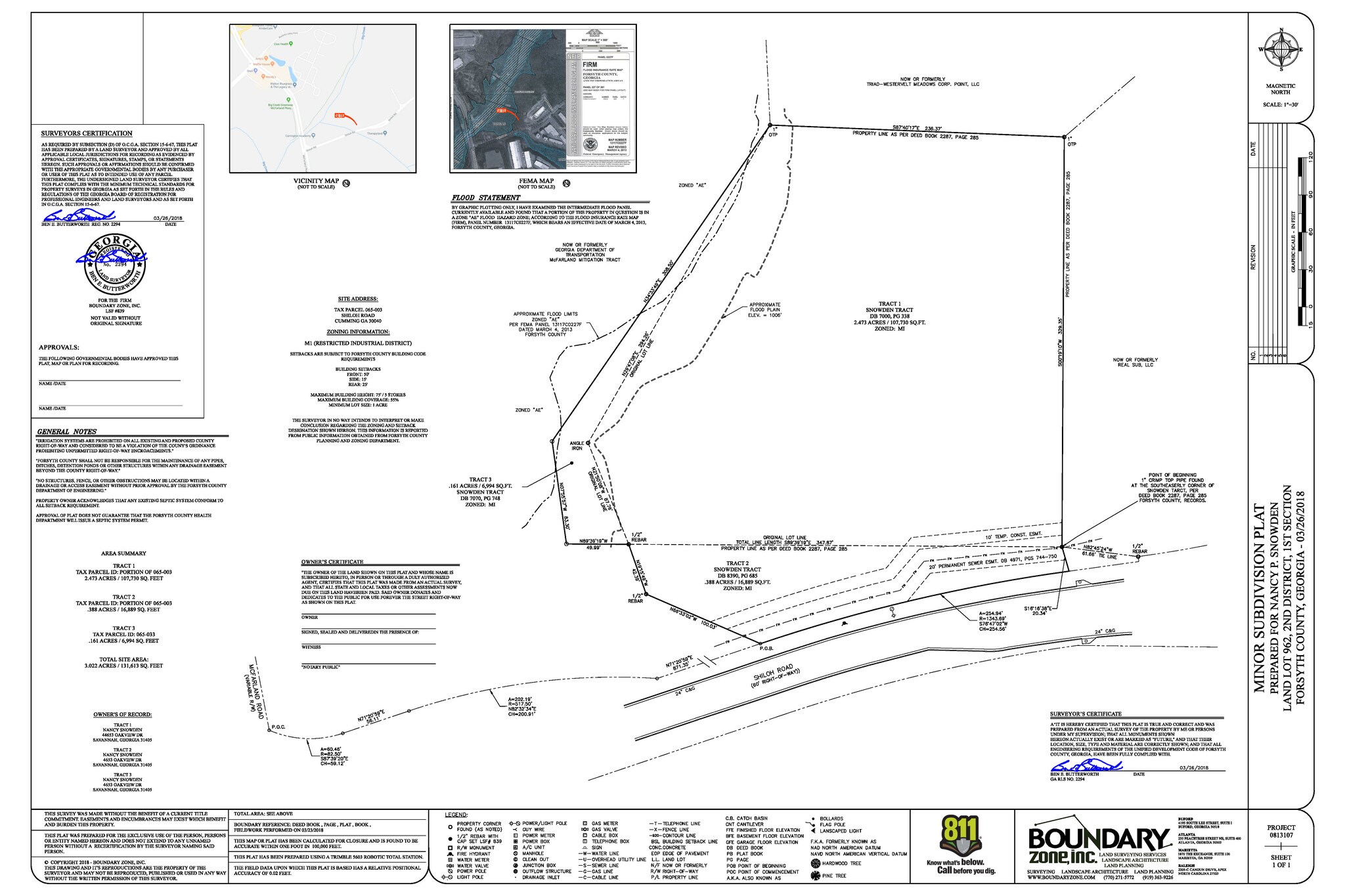 0 Shiloh Rd, Alpharetta, GA 30005 3.02 AC Industrial Land on Shiloh