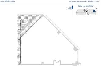 901 N Lake Destiny Dr, Maitland, FL for lease Floor Plan- Image 1 of 1