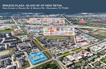 7200 Reading, Rosenberg, TX - Aerial map view - Image1