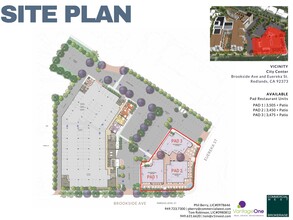 214 Brookside Ave, Redlands, CA for lease Site Plan- Image 1 of 12