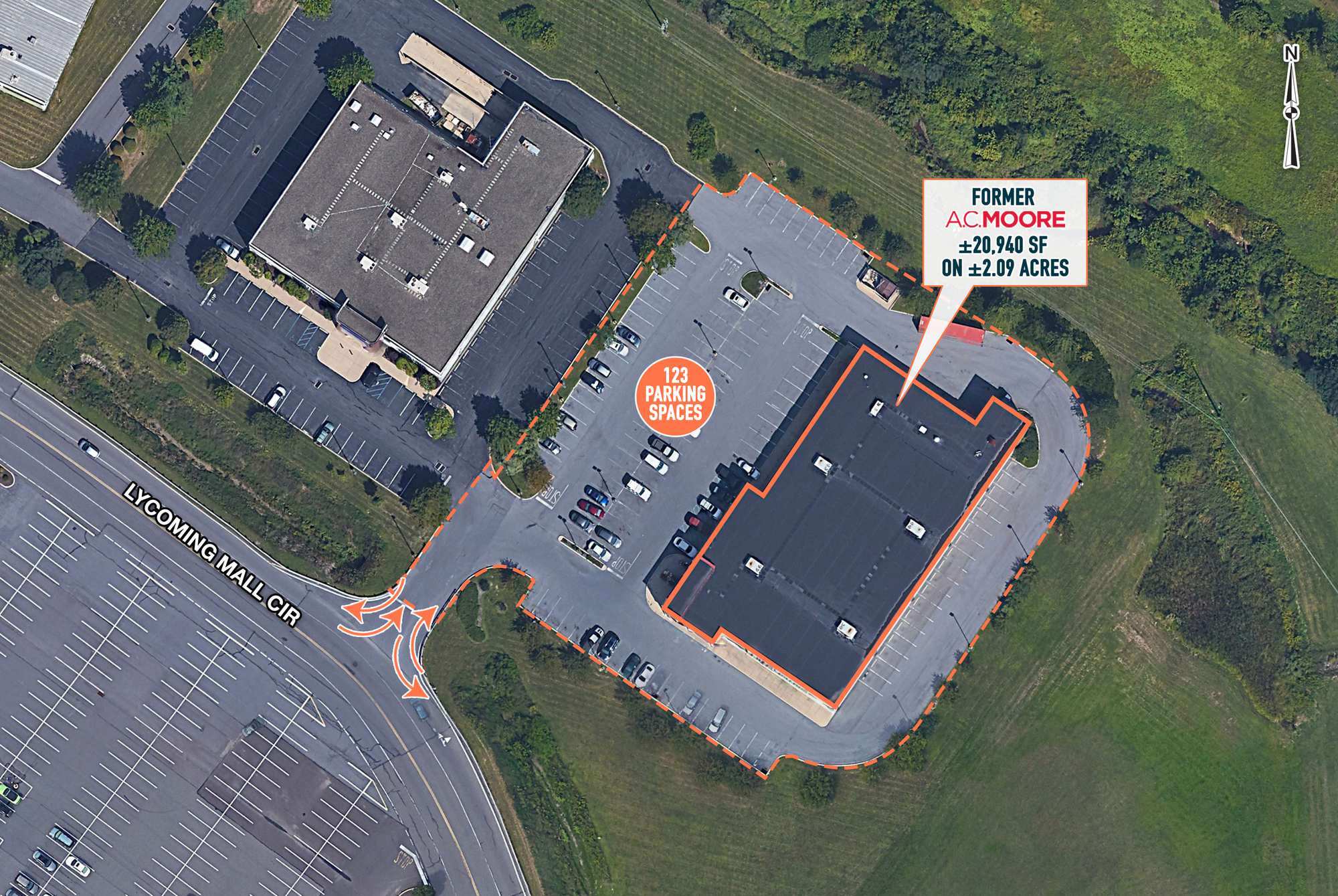 529 Lycoming Mall Cir, Pennsdale, PA for lease Aerial- Image 1 of 1