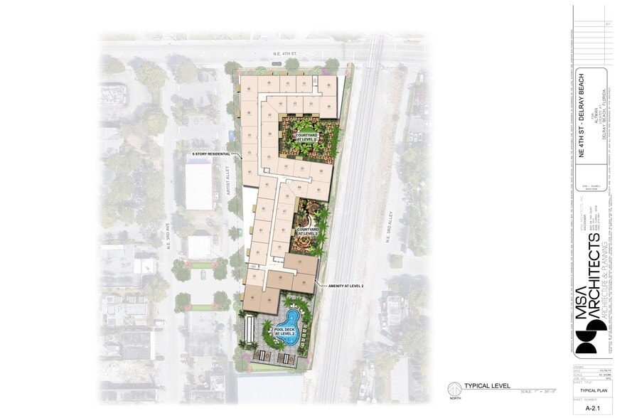 Artist Alley land assemblage for sale portfolio of 4 properties for sale on LoopNet.com - Site Plan - Image 2 of 13