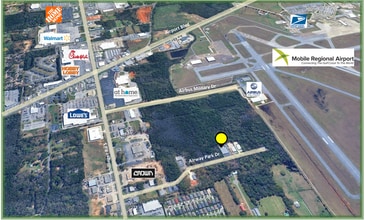 8033 Airway Park Dr, Mobile, AL - AERIAL map view