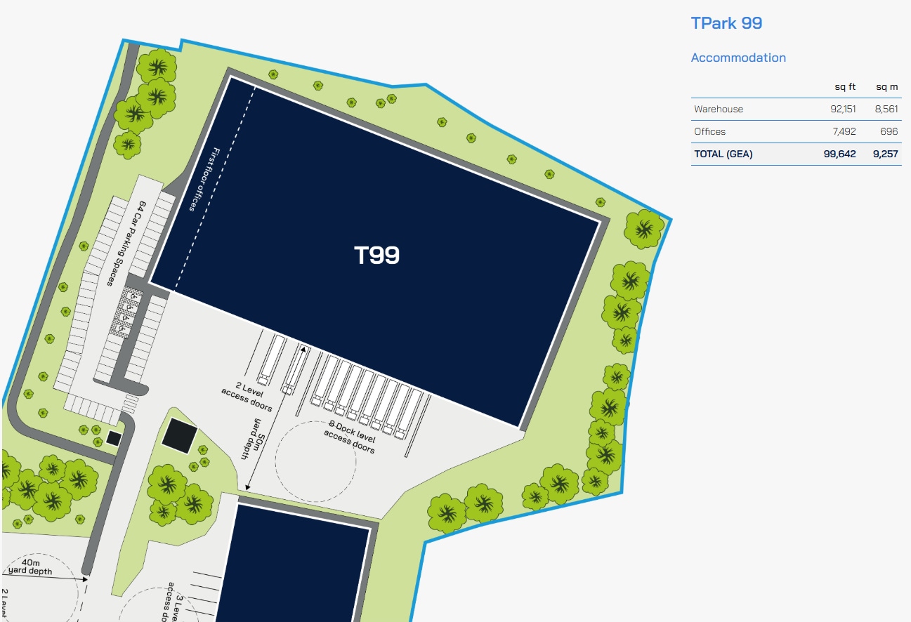 Salisbury Rd, Calmore for lease Site Plan- Image 1 of 1