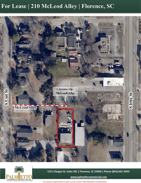 210 McLeod Aly, Florence, SC for lease - Building Photo - Image 3 of 3