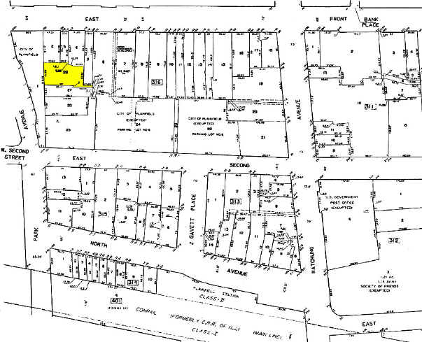 107 Park Ave, Plainfield, NJ for sale Plat Map- Image 1 of 1