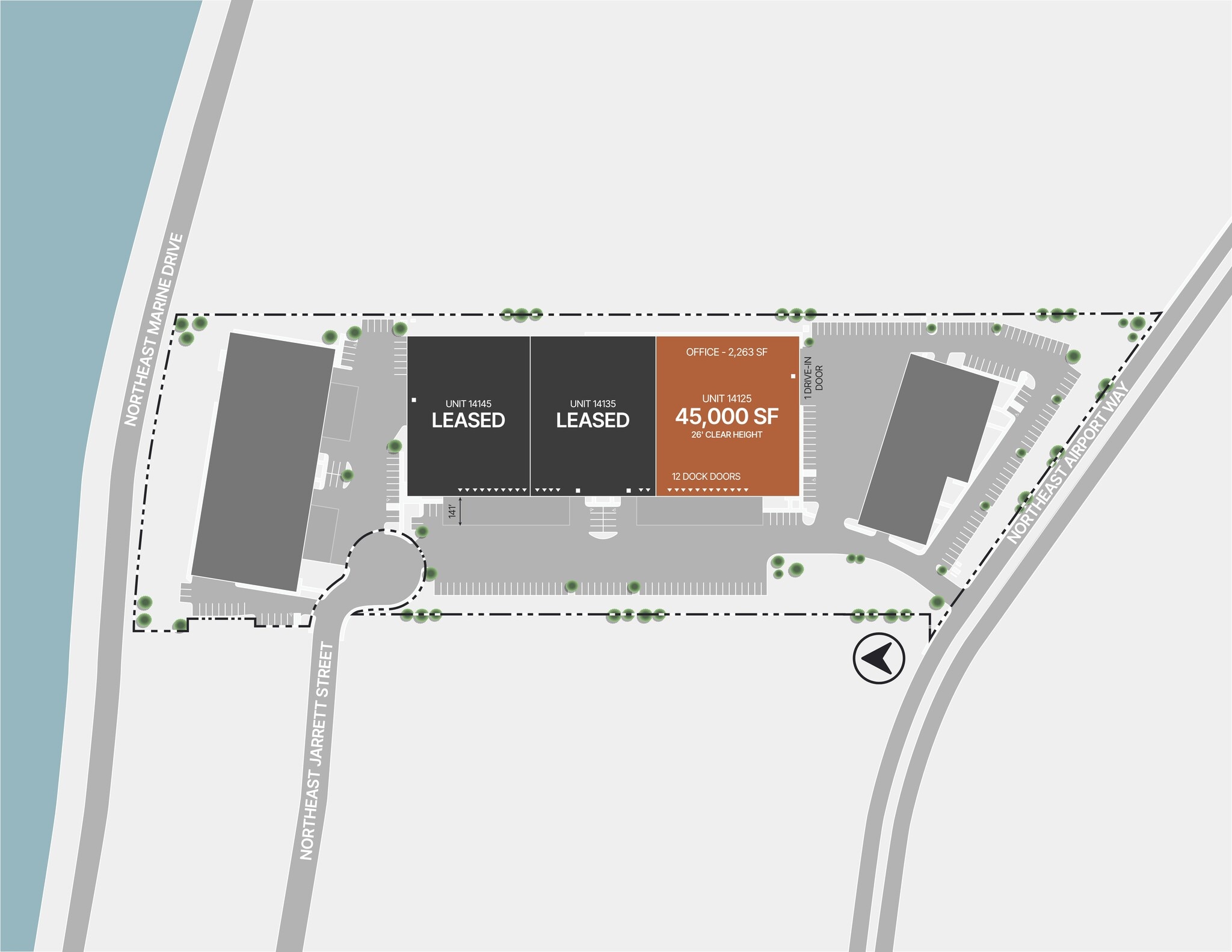 14125-14145 NE Airport Way, Portland, OR for lease Site Plan- Image 1 of 8