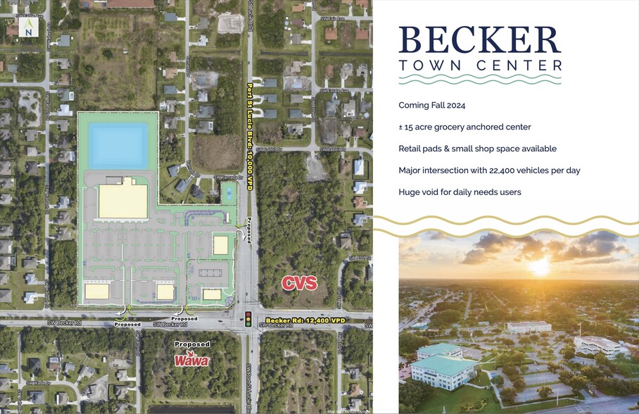 SW Becker Rd & SW Port St Lucie Blvd, Port Saint Lucie, FL for lease - Building Photo - Image 2 of 2