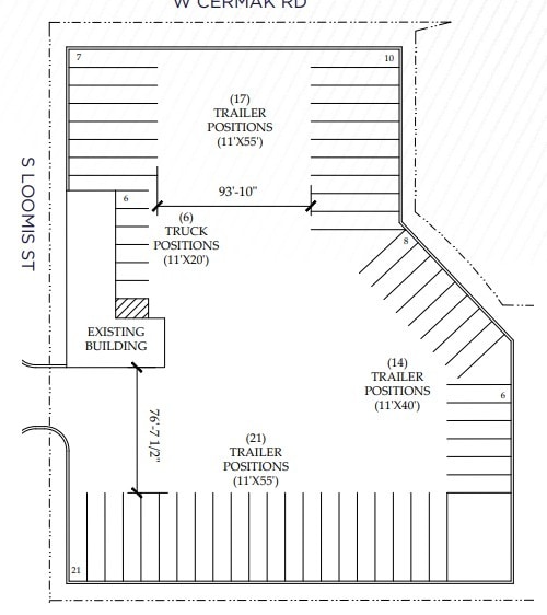 2217 S Loomis St, Chicago, IL for lease Site Plan- Image 1 of 1