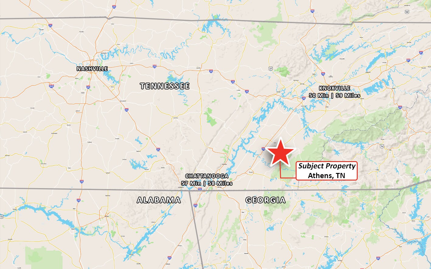 1202 Decatur Pike, Athens, TN 37303 Freestanding Former Taco Bell