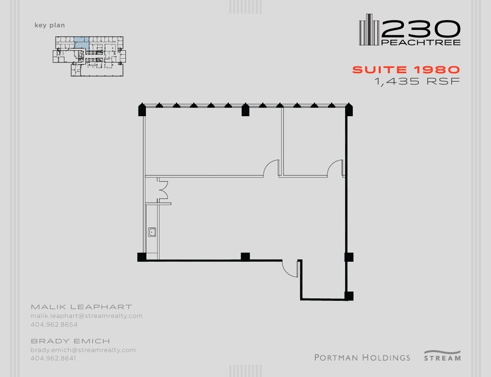 230 Peachtree St NW, Atlanta, GA for lease Floor Plan- Image 1 of 1