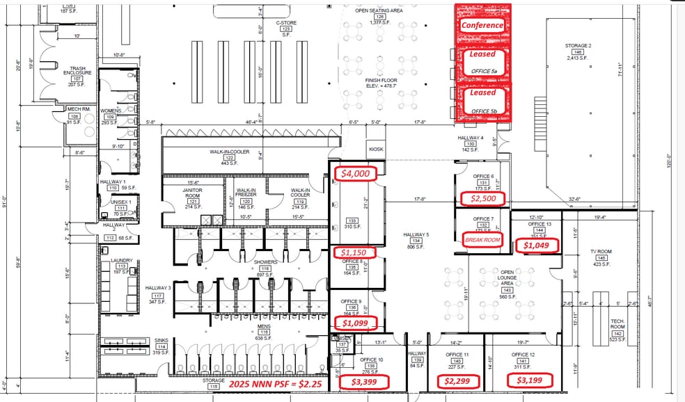 8490 Avenida de la Fuente, San Diego, CA for lease - Floor Plan - Image 2 of 5