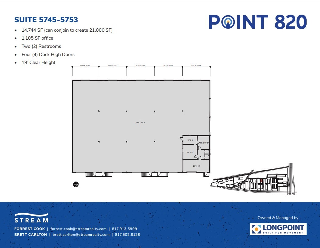 5721 E Rosedale St, Fort Worth, TX for lease Floor Plan- Image 1 of 1